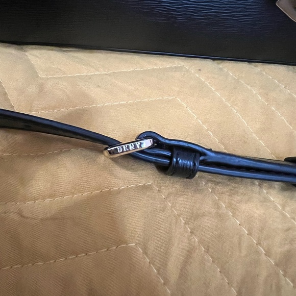 DKNY Black Paige Medium Satchel With Convertible Strap - Picture 6 of 9